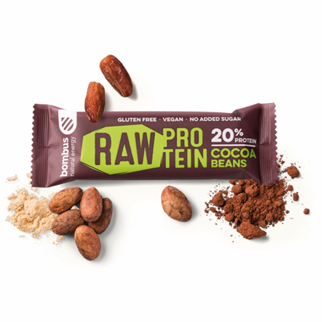 Raw Proteinska pločica 50 g - BOMBUS