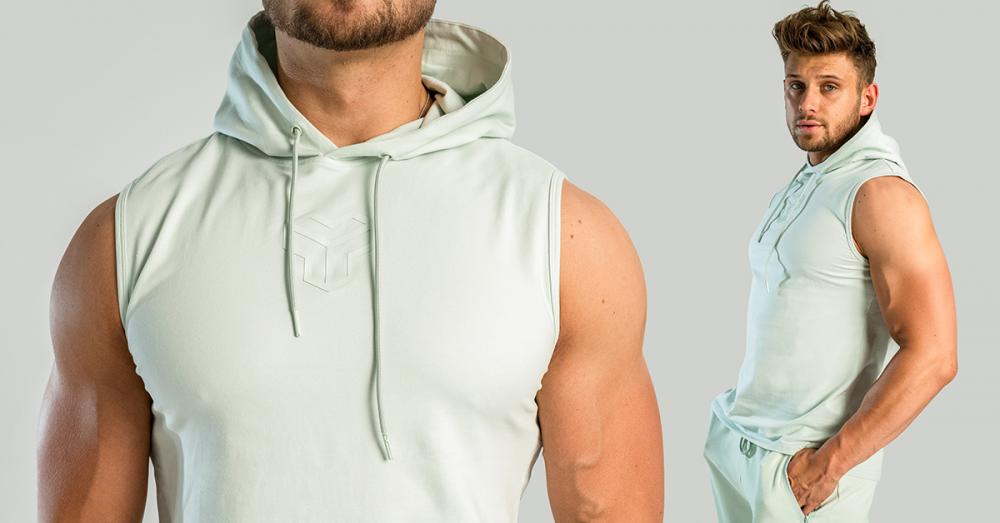 Essential Tank Top Hoodie Moon Grey - STRIX