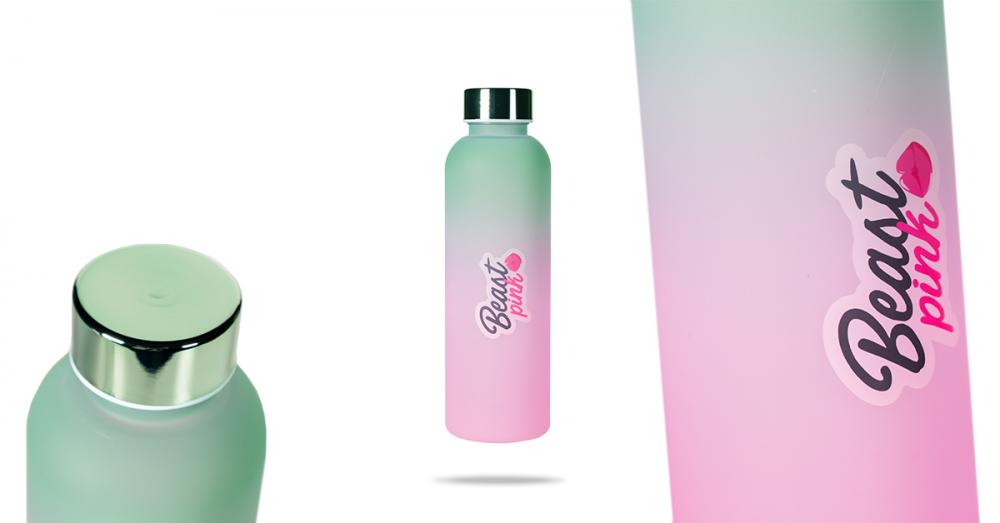 Thirst Trap Bottle Gradient 500 ml - BeastPink