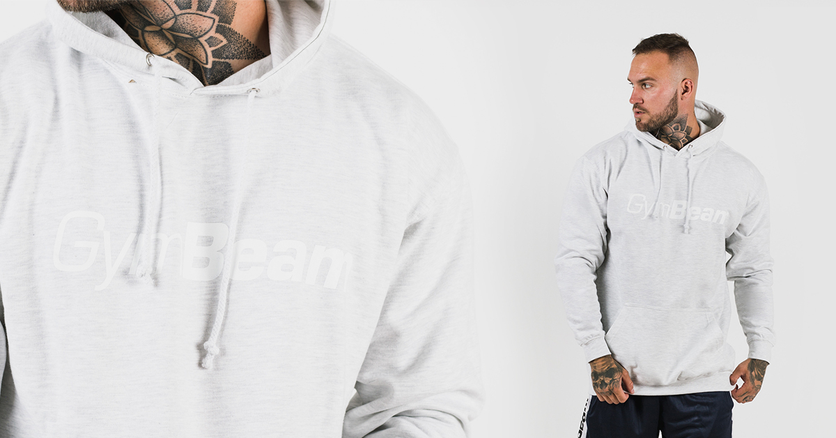 Dukserica PRO Hoodie Grey - GymBeam