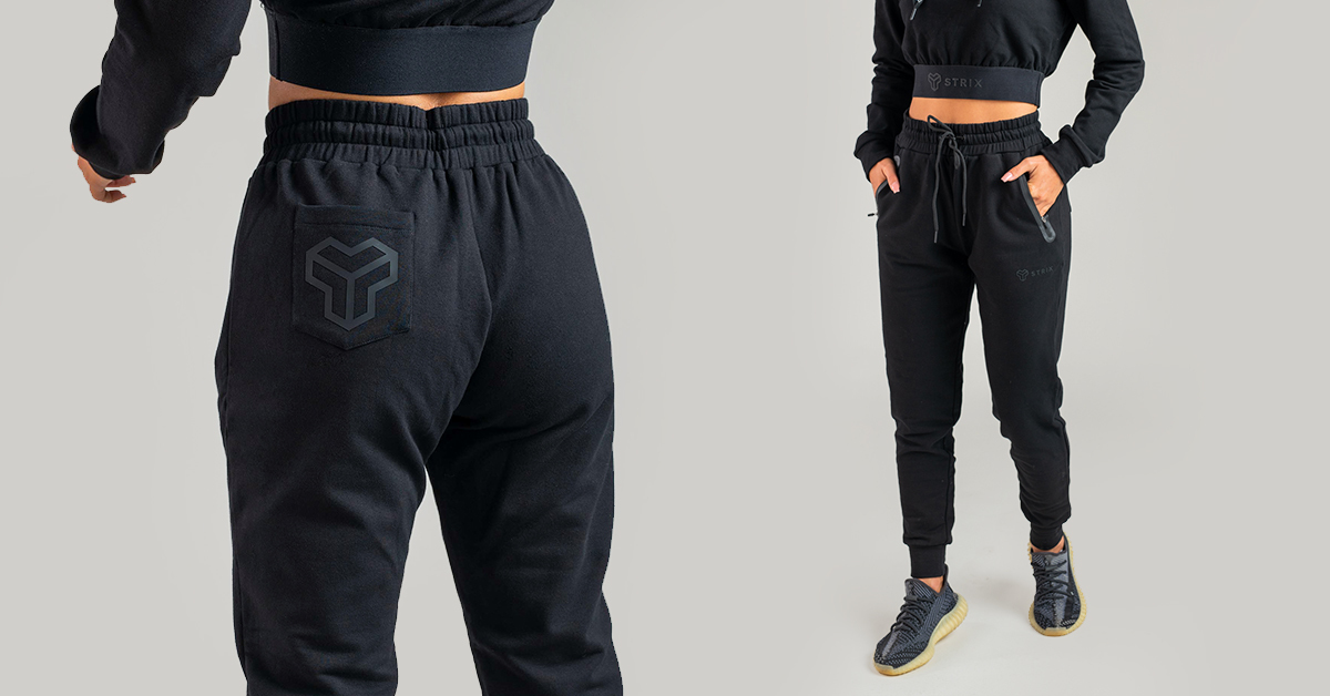 Women‘s Essential Joggers Black - STRIX