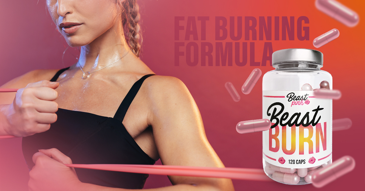 Fat burner Beast Burn 120 kaps - BeastPink